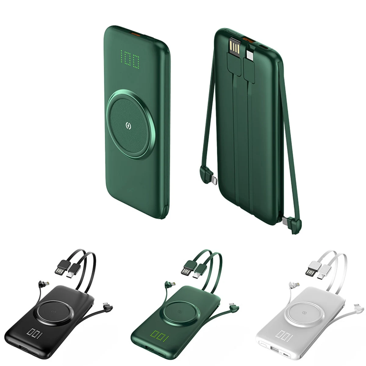 10000mAh 5-in-1 Wireless Power Bank 1