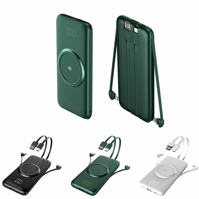 10000mAh 5-in-1 Wireless Power Bank