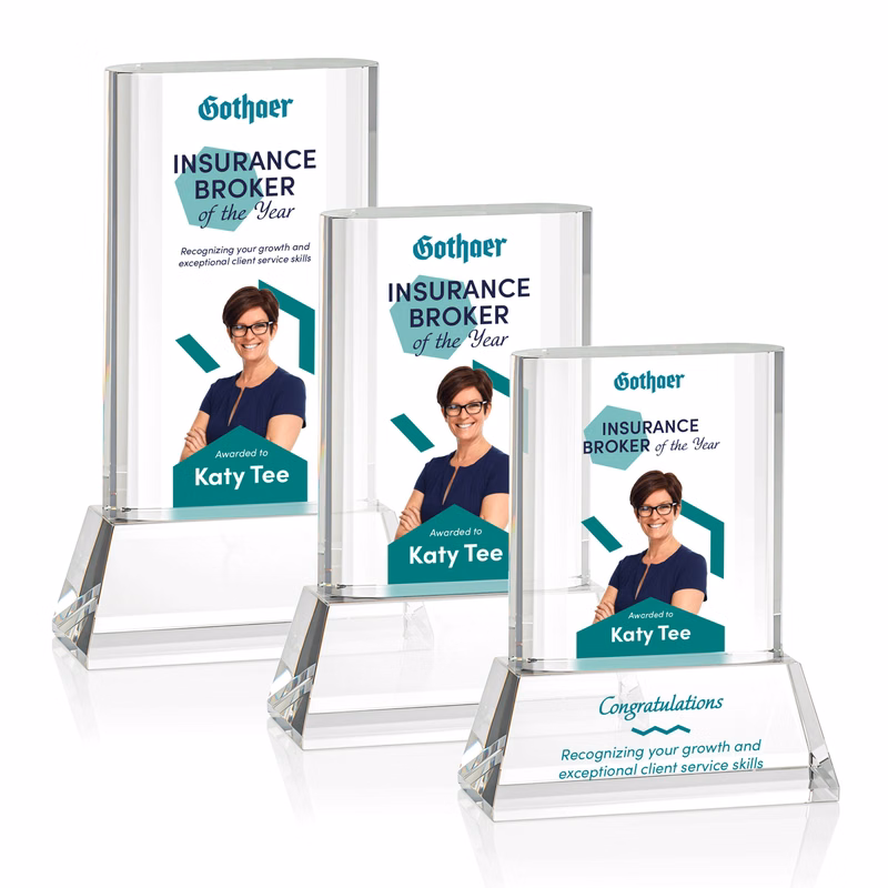 Merit VividPrint™ Award on Base - Clear