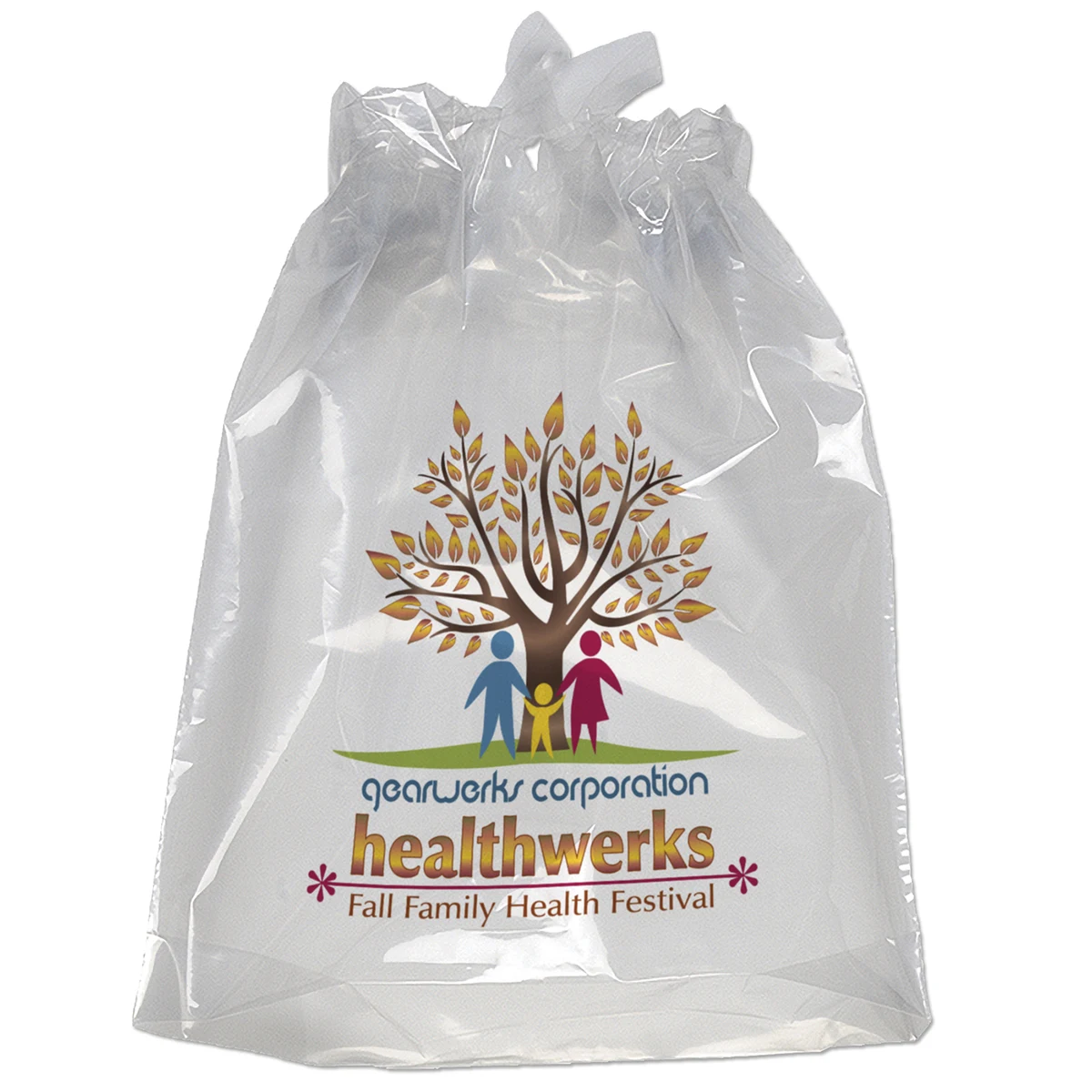 Poly-Draw Bag - 9 1/2W x 12H - Dynamic Color 1