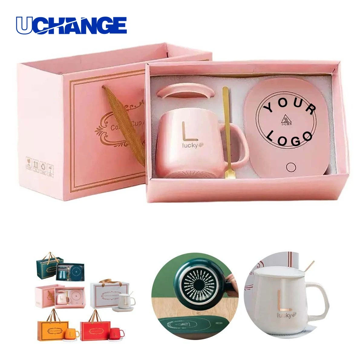 Ceramic Cup Gift Set Kit with Paper Box Package 1