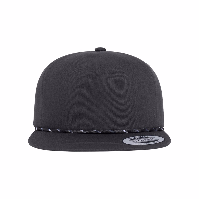 Lightly Structured Five-Panel Rope Cap - 6502BD