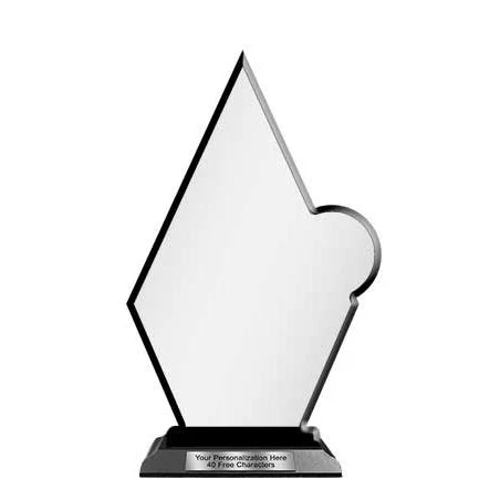 Blank Wood Trophy: 8" Quasar with Wood Base. 1