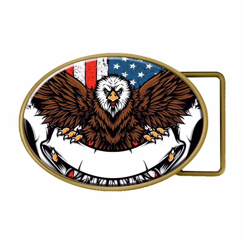 Digistock Belt Buckles: 3-3/4" W x 2-3/4" H Oval