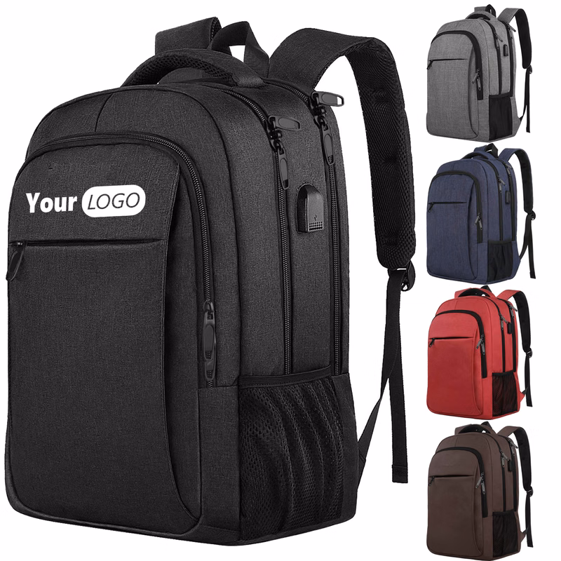Business Anti Theft Laptop Backpack with USB Charging Port