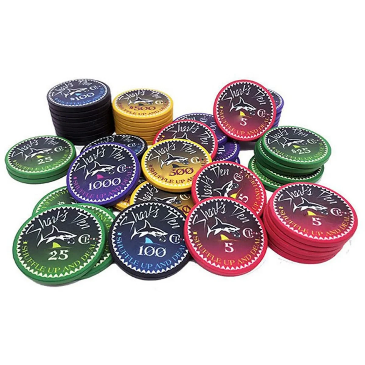Custom Poker Ceramic Chips MOQ 100pcs 1