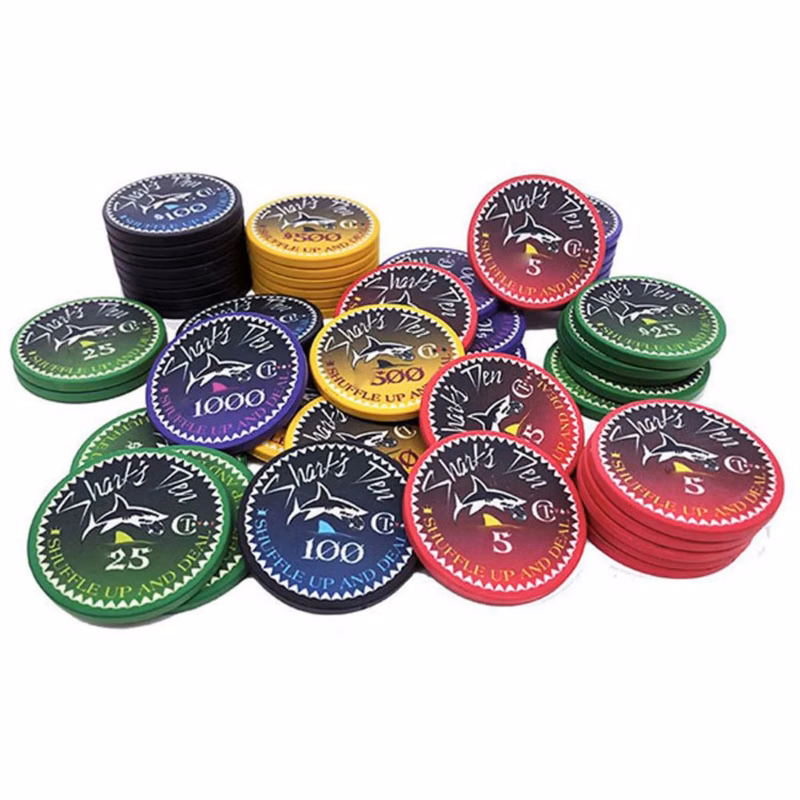 Custom Poker Ceramic Chips MOQ 100pcs