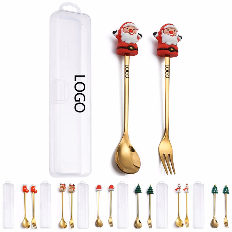 Christmas Spoons Forks Set