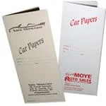 Car Papers Document Folder 1