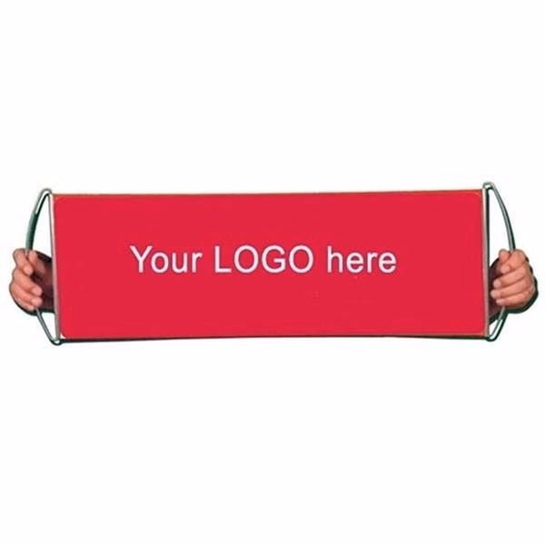 Promotional Scroll Banner Flag