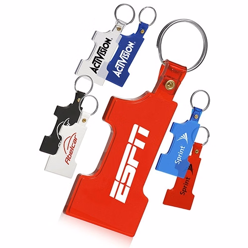 Number One Shape Soft Keychain
