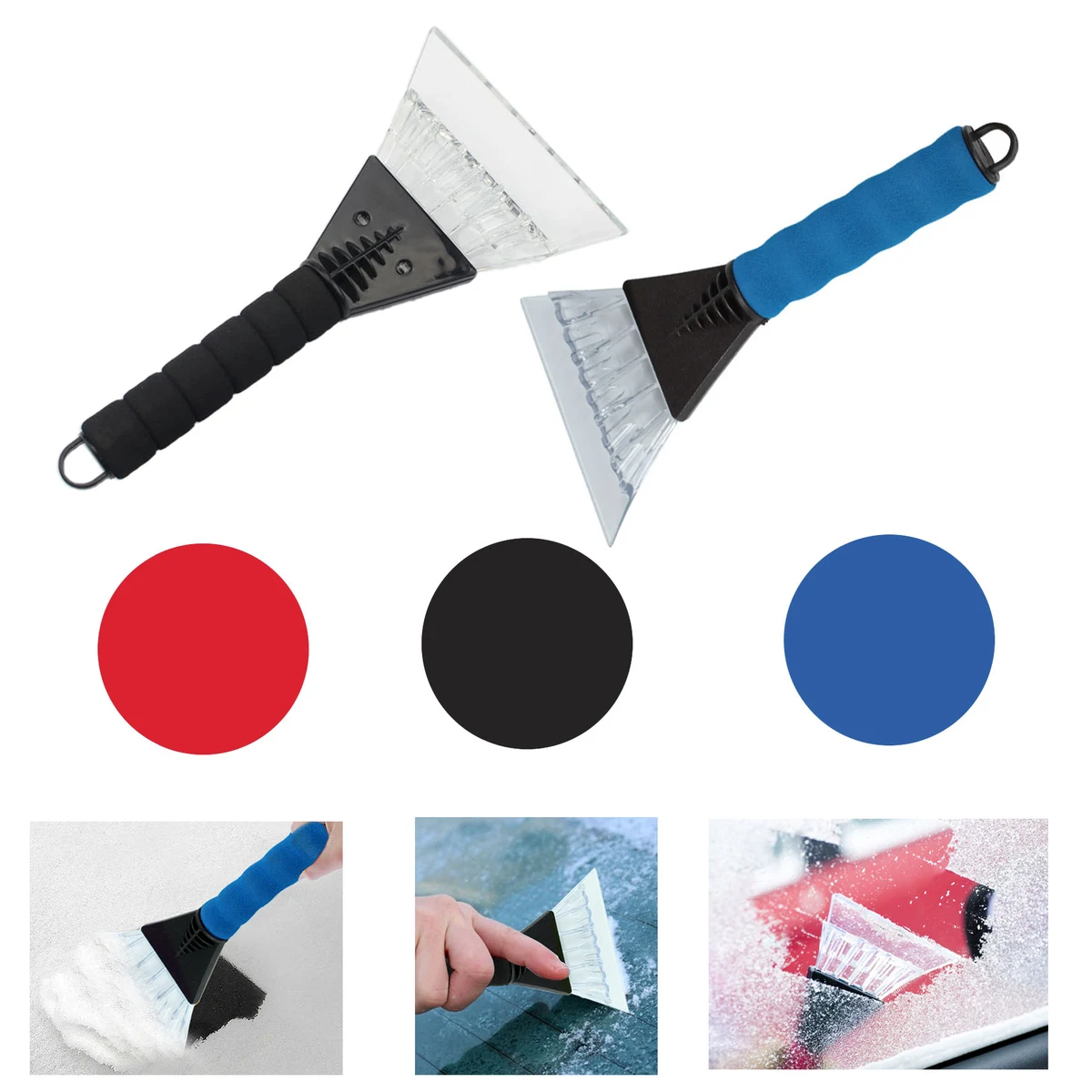 Foam Handle Ice And Snow Scrapers 1
