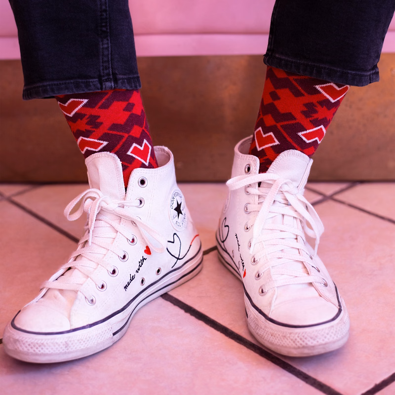 Patterned Socks - Vibrant Designs for Stylish Feet - American Made