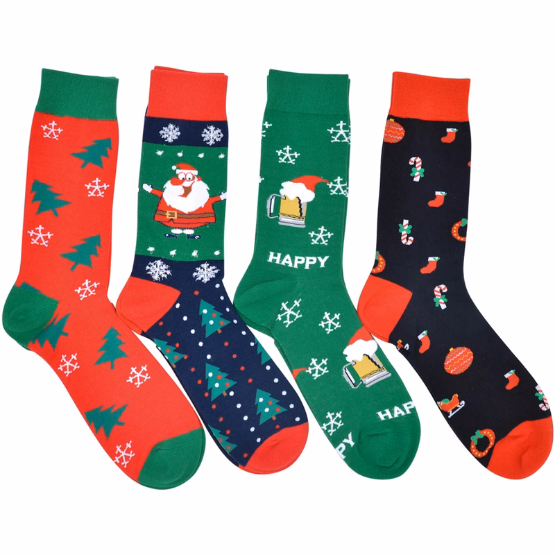 Colorful Cotton Novelty Casual Socks