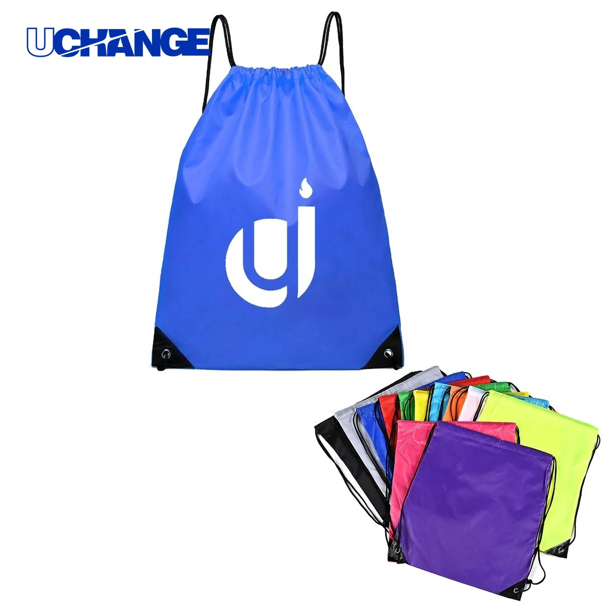 210D Nylon Drawstring Backpack Organizer 1