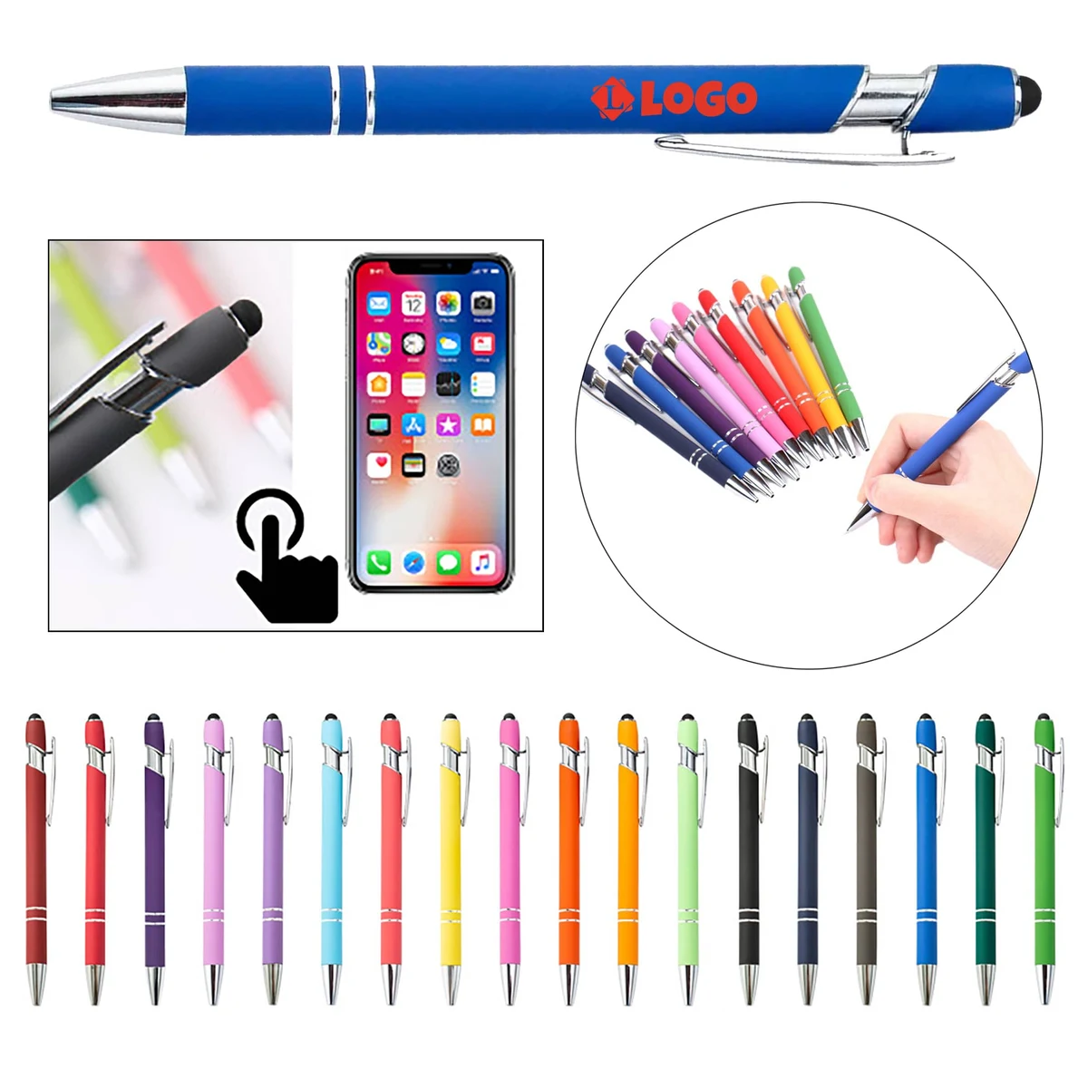 Ballpoint Pen with Soft Touch Stylus 1