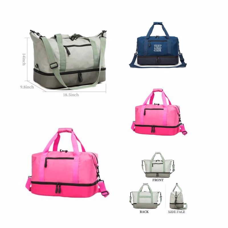 Fashion sports dry and wet separation gym bag