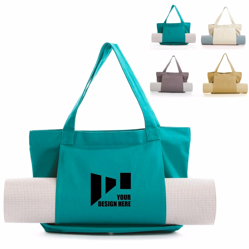 Canvas Yoga Tote Bag