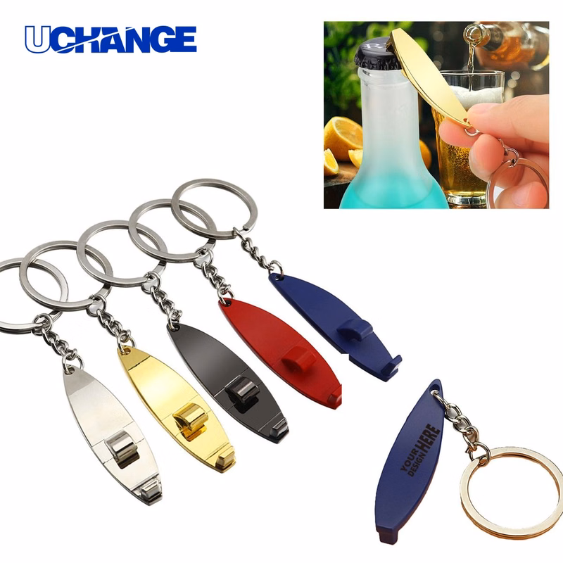 Surfboard Bottle Opener Keychain