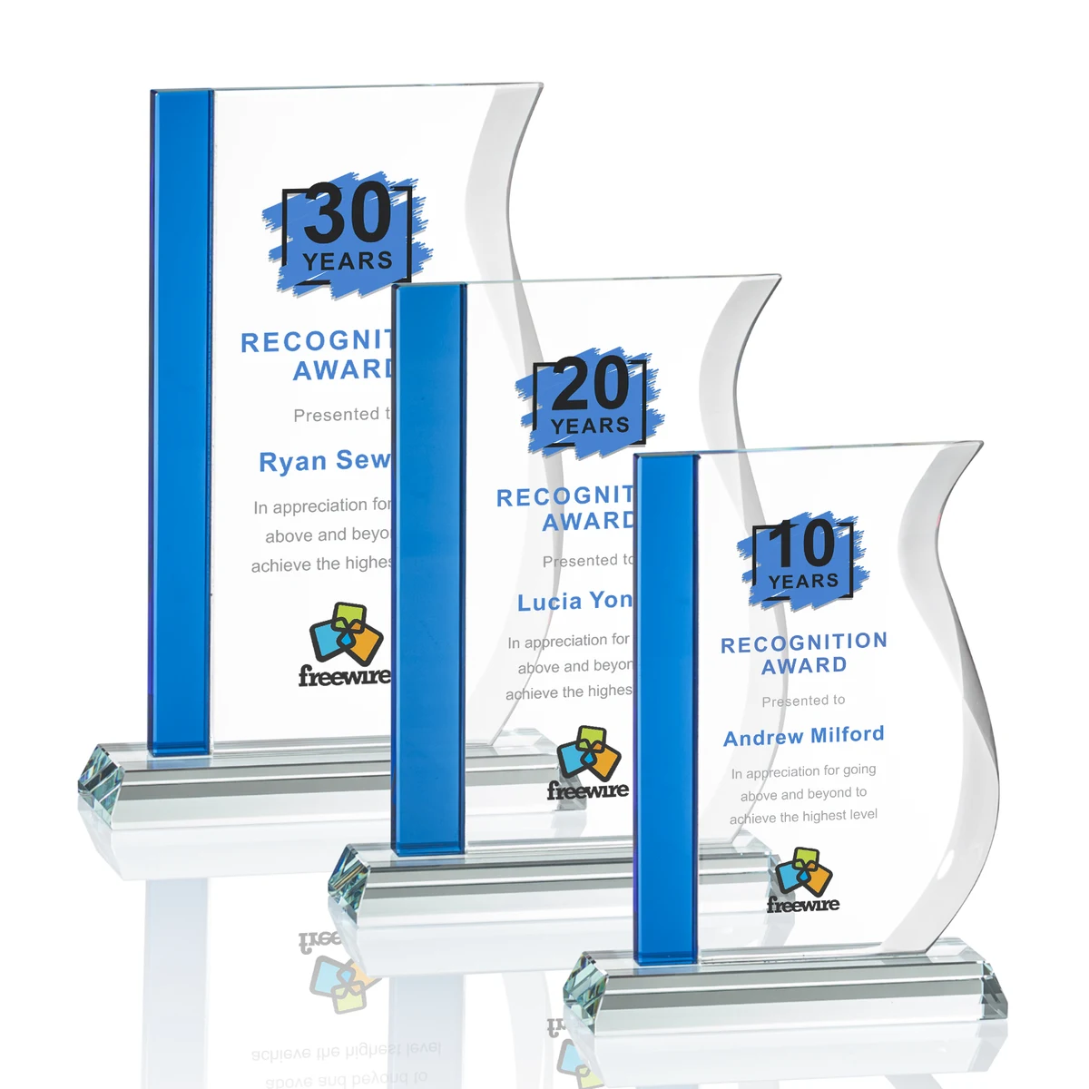Burbank VividPrint™ Award - Blue 1