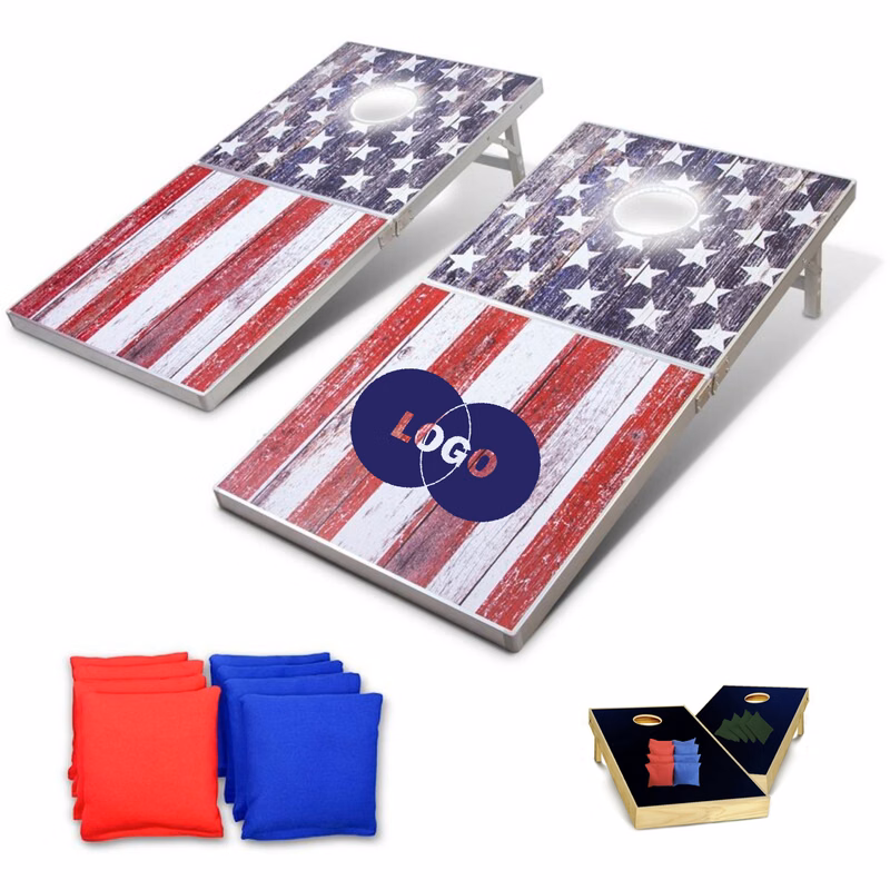 Patriotic USA Flag Bean Bag Toss Game