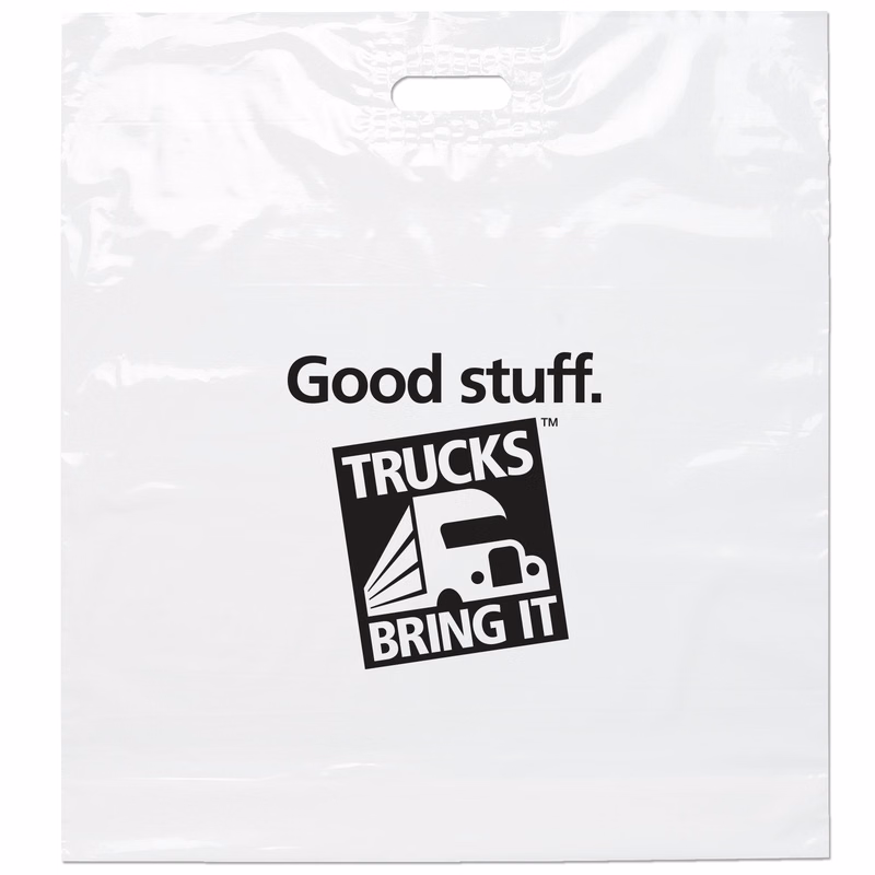 Die Cut Handle Bag - 22W x 24H x 5 - Flexo Ink Print