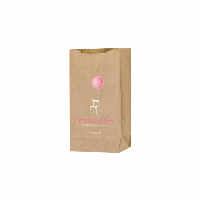 Grocery Bag - Natural Kraft 12# SOS