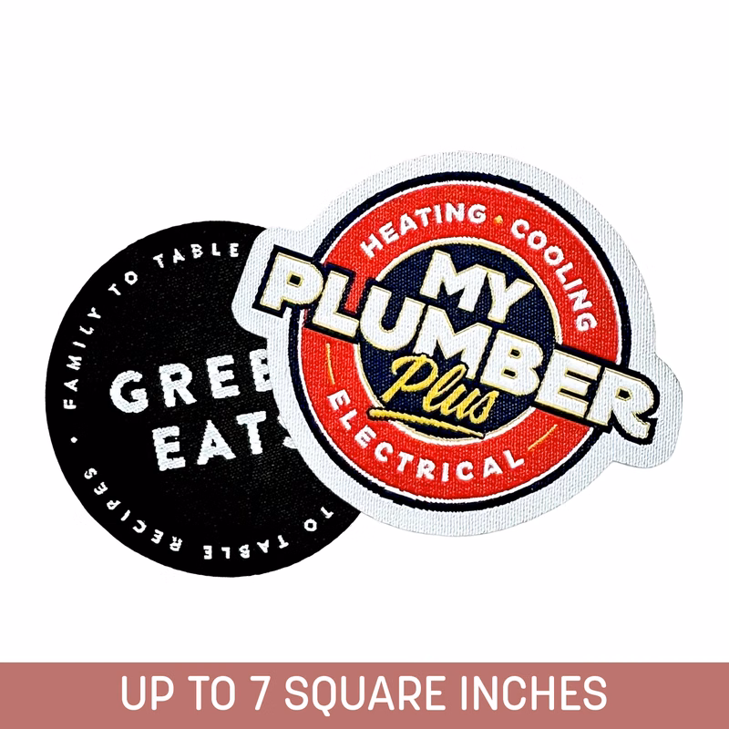 Woven Patch (Iron-On) Up To 7 Sq. In