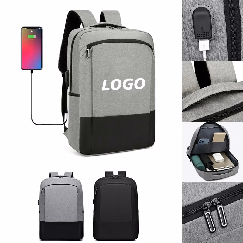Custom USB Charging Port Laptops Backpack