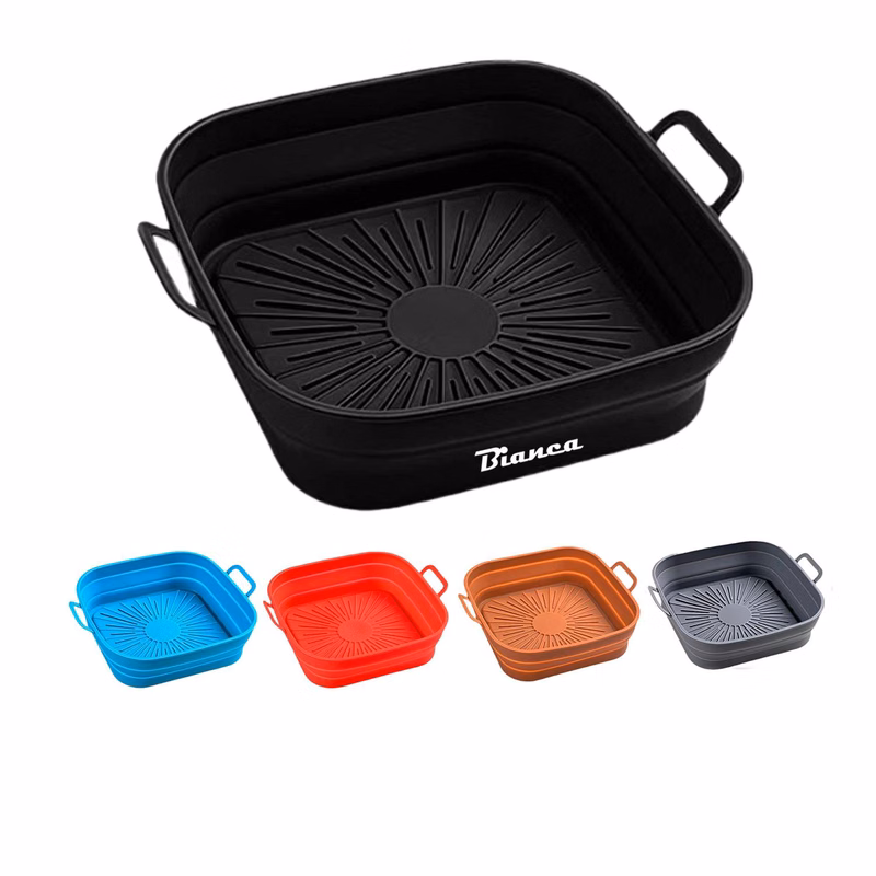 Foldable Silicone Air Fryer Liner – Odorless & Reusable