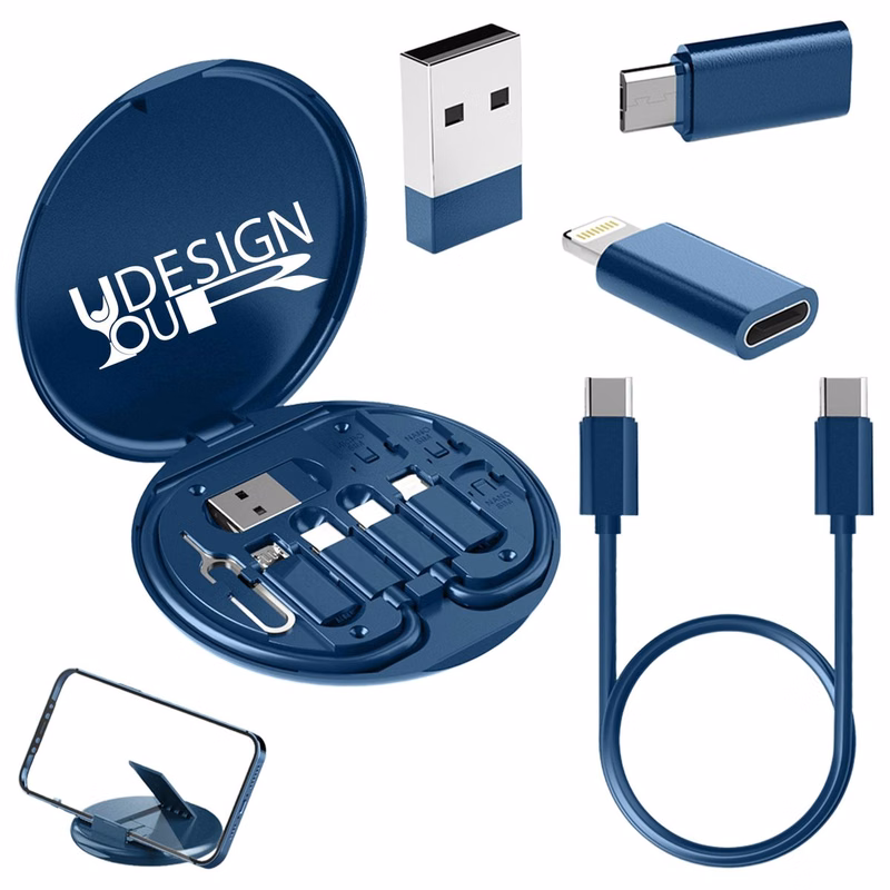 Universal Charging Cable Kit with Storage Case