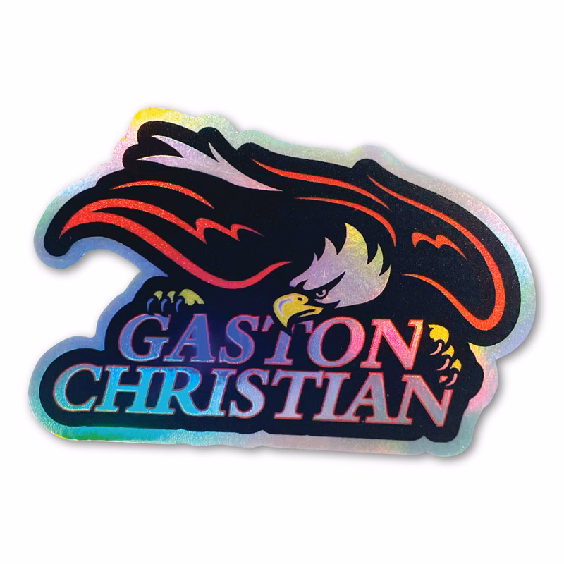 Rainbow Holographic Custom Decal - 8 - 12 Square Inch
