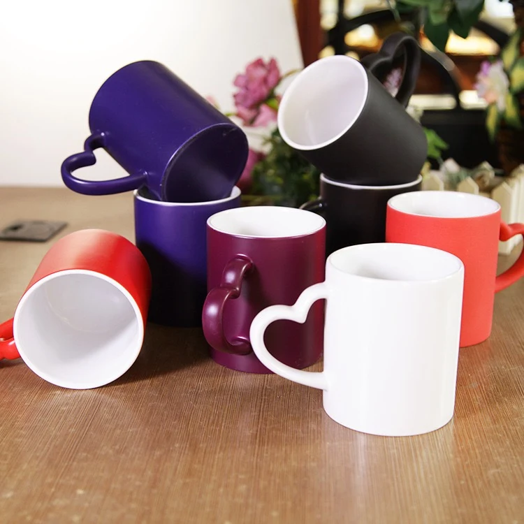 11 oz Ceramic Sublimation Coffee Mug Magic Color Changing 1