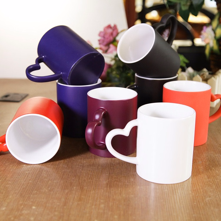 11 oz Ceramic Sublimation Coffee Mug Magic Color Changing