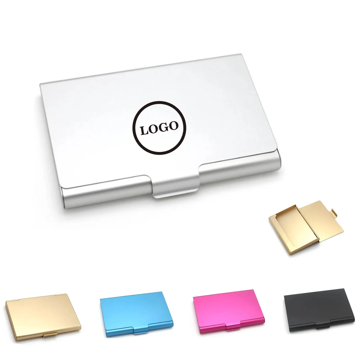 Aluminum Business Card Holder With Large Capacity 1