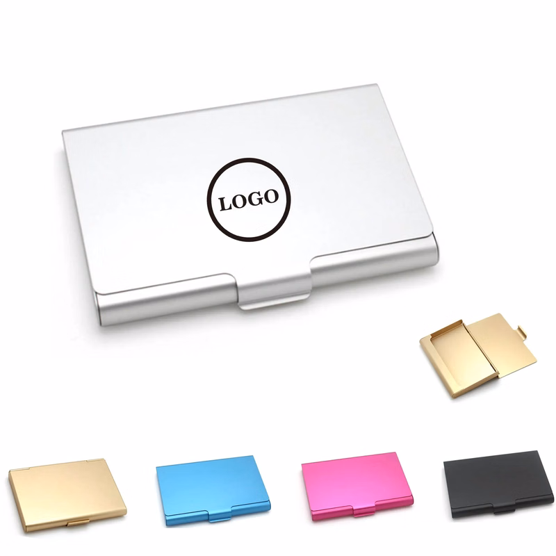 Aluminum Business Card Holder With Large Capacity