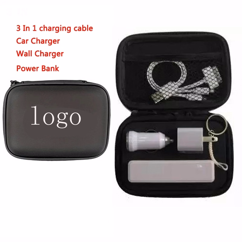 Power Bank with Wall and Car Charger Kit