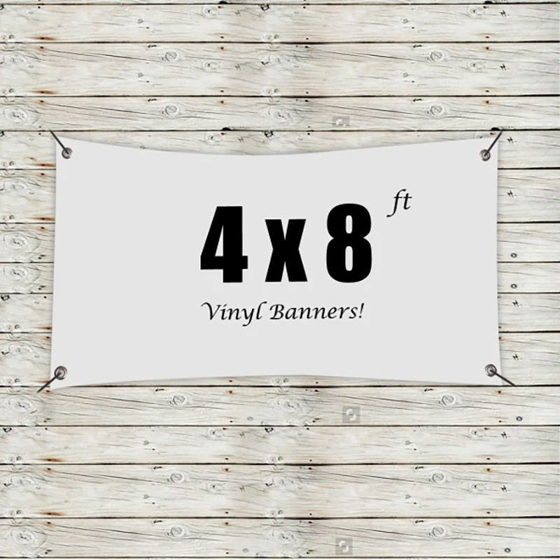 Custom 4' x 8' Vinyl Banners 1