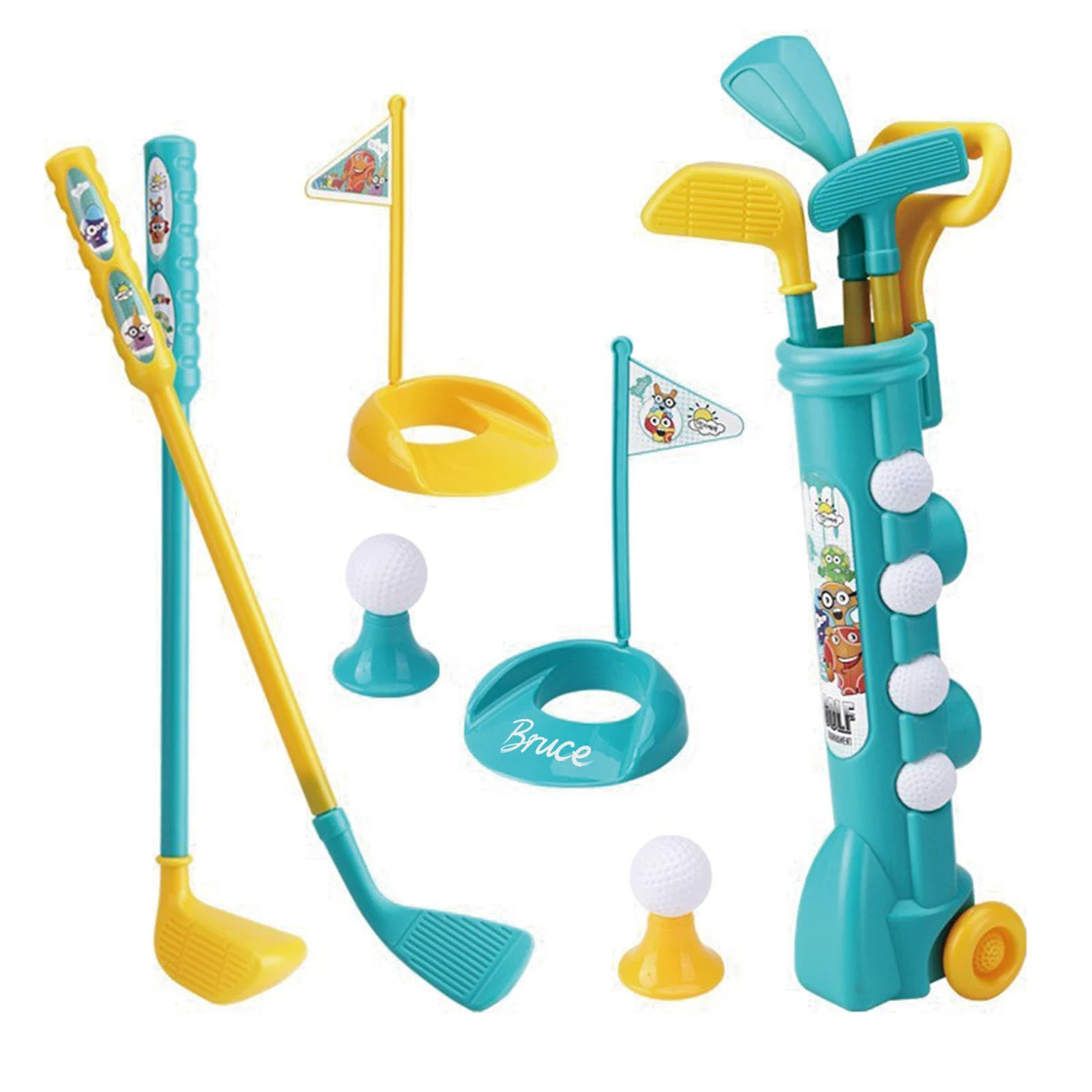 Plastic Kids Golf Interactive Sports Toy Set 1