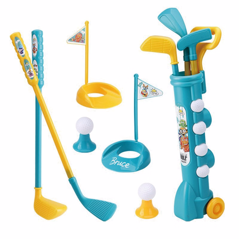 Plastic Kids Golf Interactive Sports Toy Set