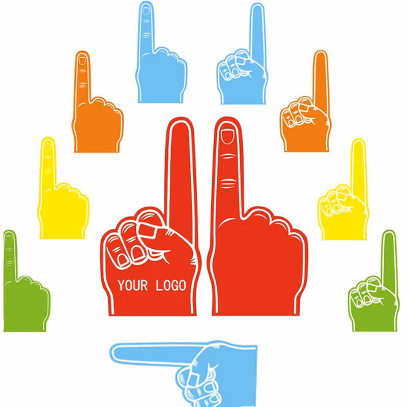 Foam Cheer Fingers Gloves