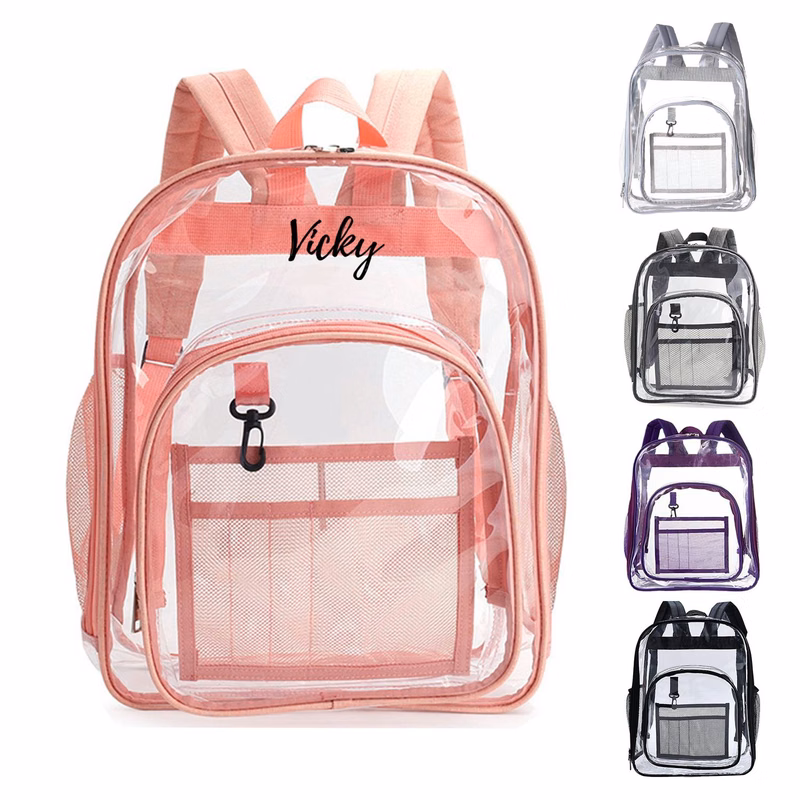 Clear PVC Transparent Backpack