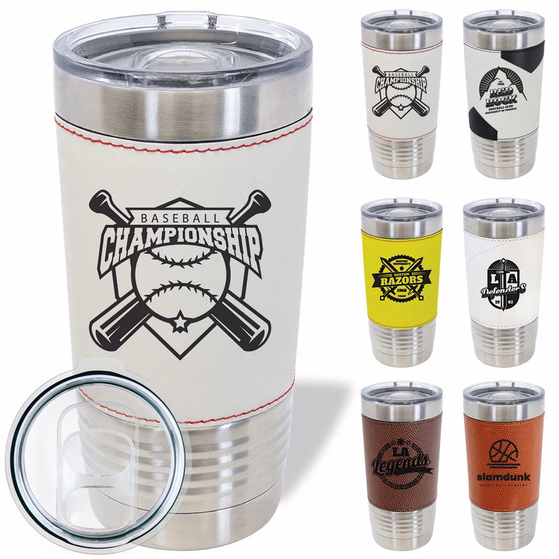 Polar Camel 20oz Sports Leatherette Tumbler