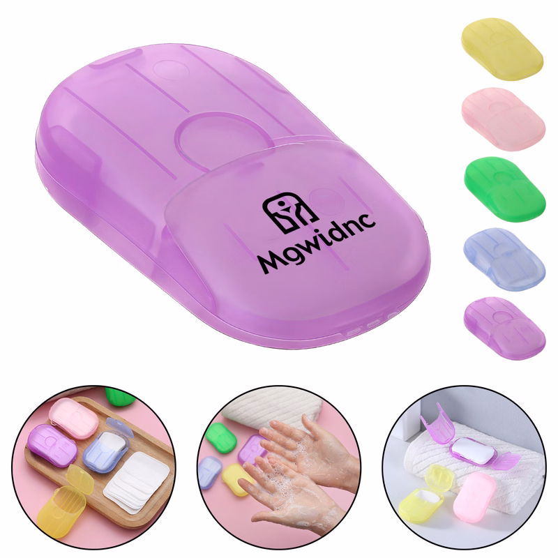 Portable Travel Soap Sheets Box