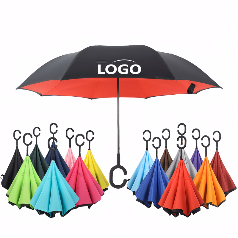 32.8" C-Handle Reverse Umbrella Customizable