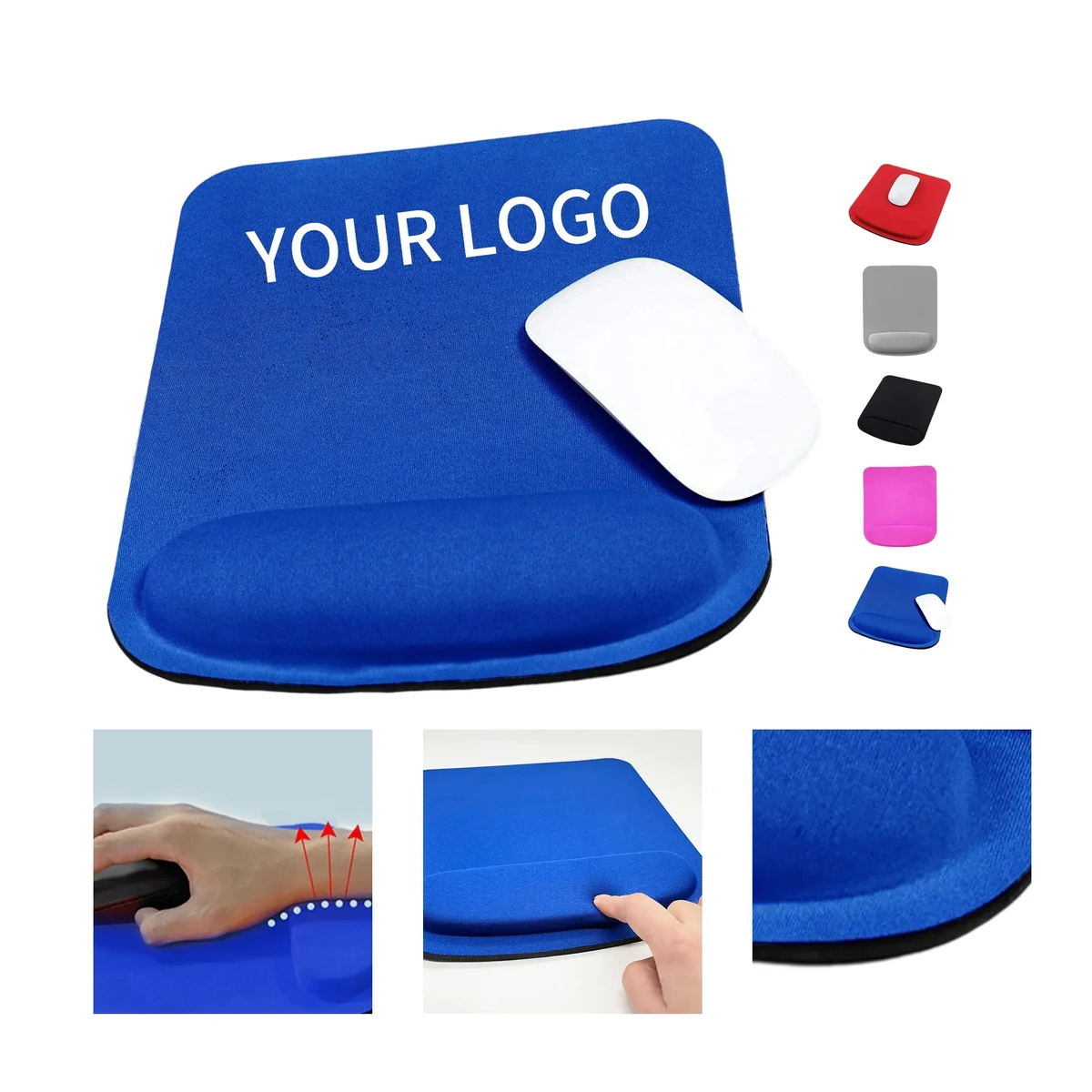Ergonomic Mouse Pad with Wrist Support for Comfort and Preci 1