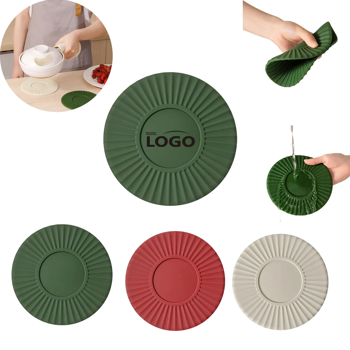 Food Grade Heat Resistant Silicone Non-Slip Coaster 1