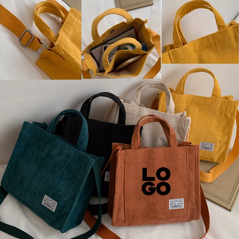 Women Corduroy Hobo Bag