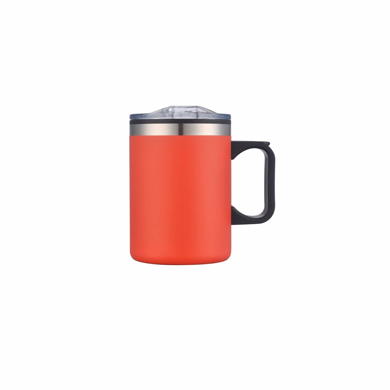 Endura 14 oz Red Double Wall Camping Mug w/ Handle