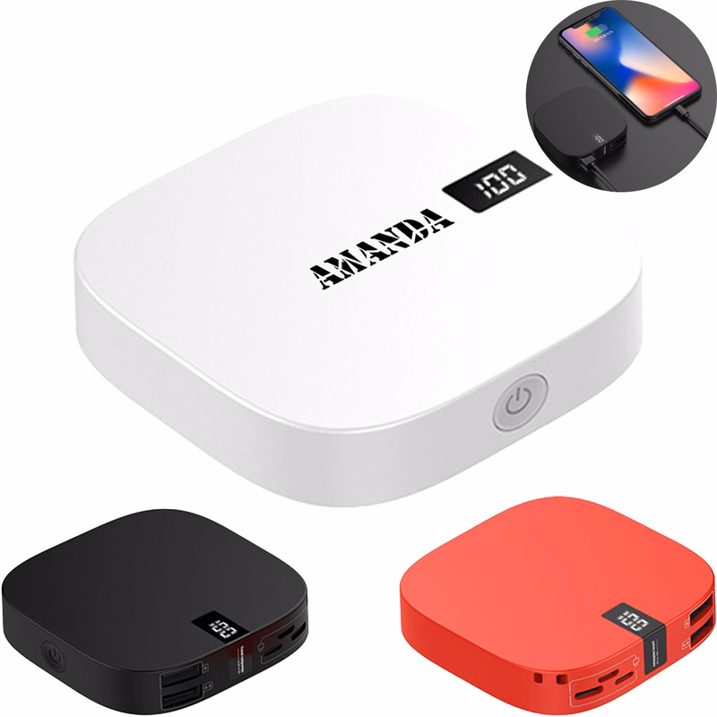 10000mAh LED Digital Mini Portable Power Bank
